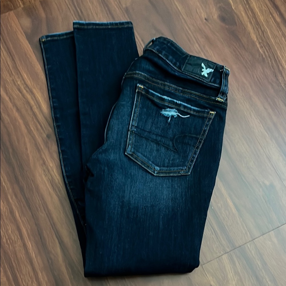American Eagle Outfitters Blue Skinny Jeans